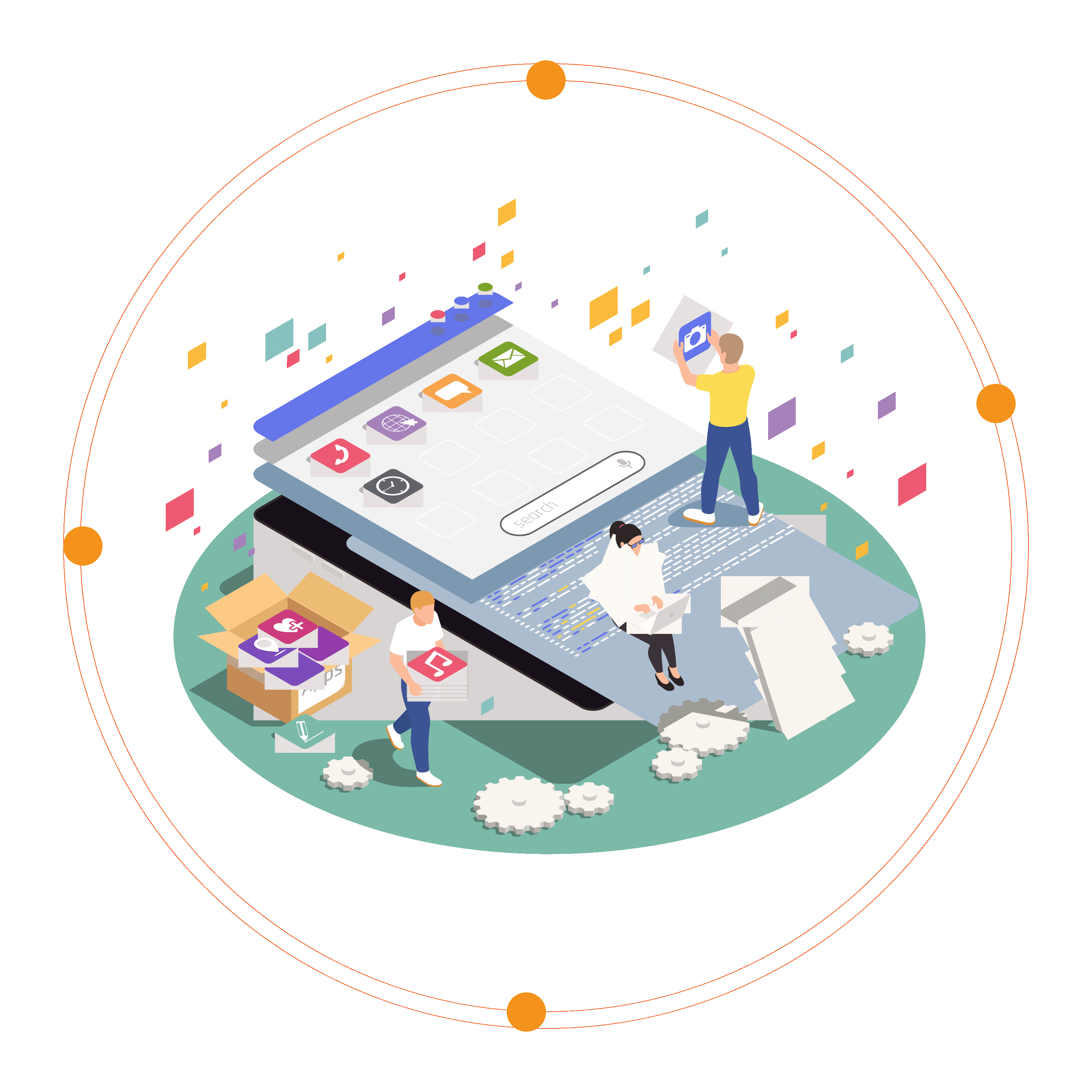 Cross-platform applications provide flexibility, efficiency, and scalability